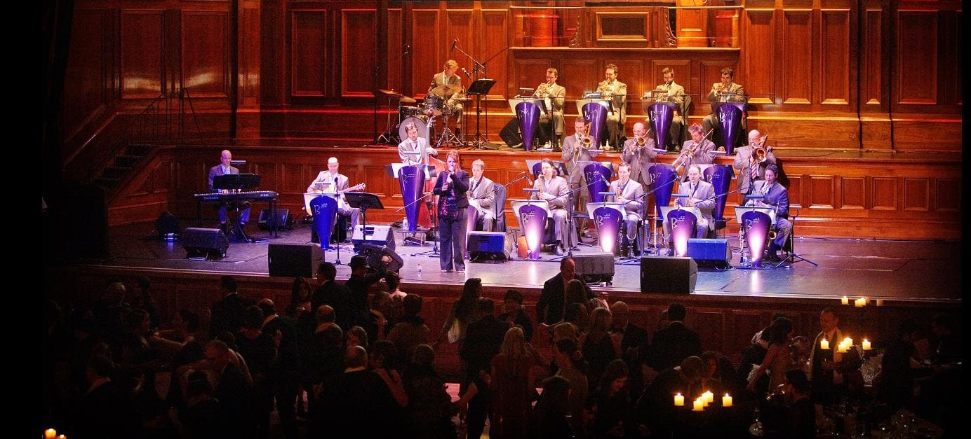 B Sharp Big Band in Melbourne Town Hall